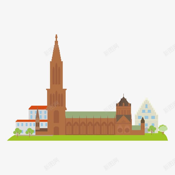 扁平化标志性法国建筑旅游景点矢量图ai免抠素材_新图网 https://ixintu.com 建筑 建筑设计轮廓 扁平化 插画 旅游景点 标志性 法国 矢量图
