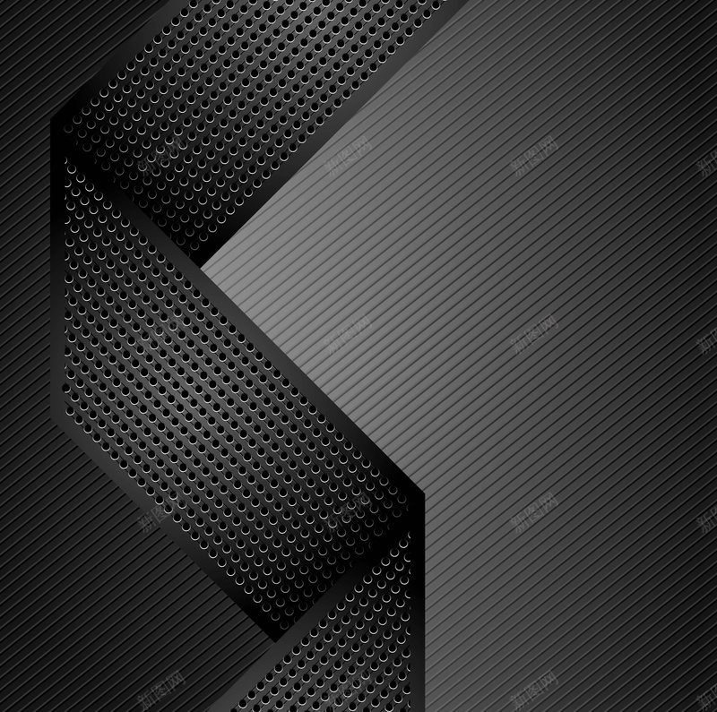 黑色不锈钢质感海报矢量图ai设计背景_新图网 https://ixintu.com 不锈钢 海报 渐变 纹理 纹理冰冷黑色 质感 黑色 矢量图