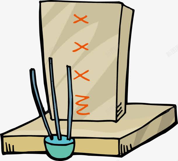 清明节扫墓png免抠素材_新图网 https://ixintu.com 上坟 扫墓 清明节 祭拜 祭祀