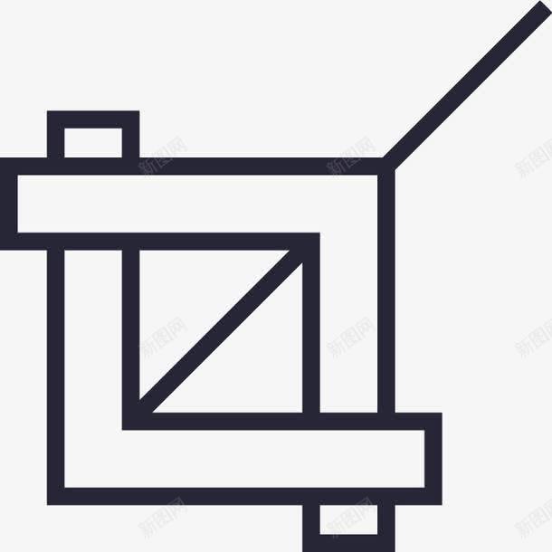 数学标尺矢量图图标eps_新图网 https://ixintu.com 数学标尺 矢量图
