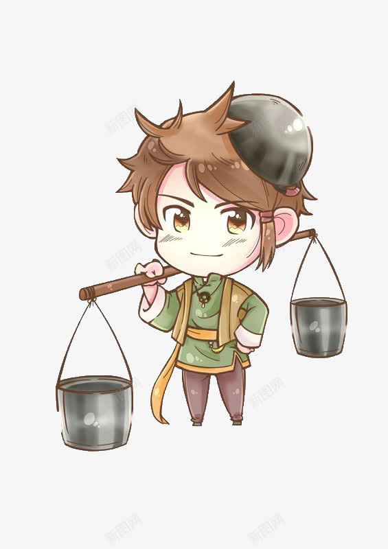 卡通跳水小男孩png免抠素材_新图网 https://ixintu.com 卡通 男孩 跳水