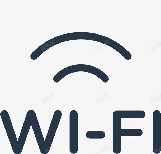 英文拼写wifi蓝色信号图标png_新图网 https://ixintu.com WIFI信号格 wifi wifi信号 信号格 无线网信号 普通 英文wifi