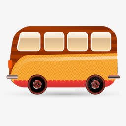 卡通汽车png免抠素材_新图网 https://ixintu.com 交通工具 可爱 汽车 玩具 面包车