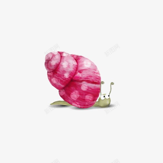 粉色蜗牛png免抠素材_新图网 https://ixintu.com 卡通蜗牛 小蜗牛 蜗牛免扣元素 蜗牛插画 蜗牛素材