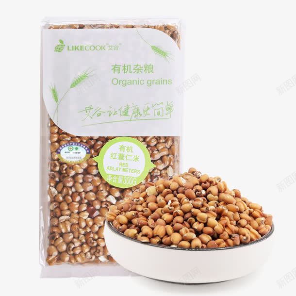 有机杂粮薏仁米png免抠素材_新图网 https://ixintu.com 实物 有机杂粮 红色薏仁米 薏仁米 薏米