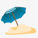 阳伞夏蓝png免抠素材_新图网 https://ixintu.com parasol 阳伞