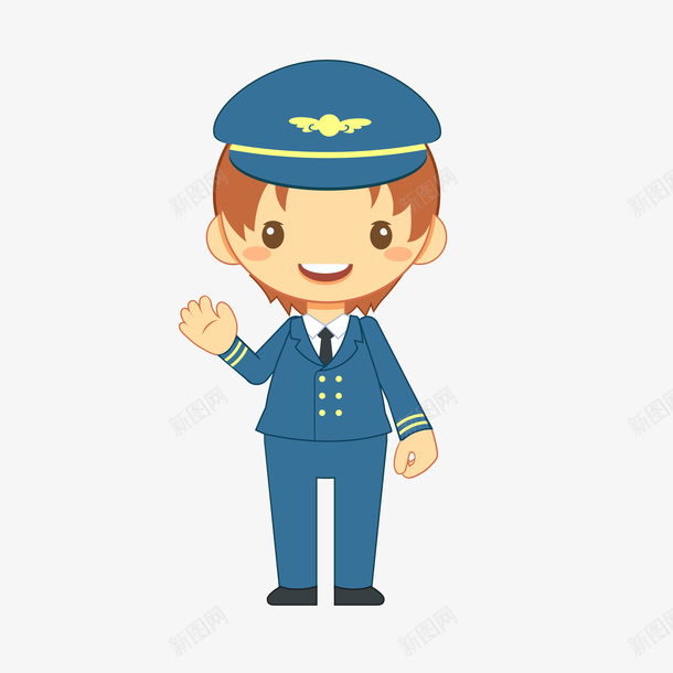 蓝色制服的空乘矢量图eps免抠素材_新图网 https://ixintu.com 制服 机长 矢量图 空乘 空乘职业 职业 航空 蓝色 蓝色制服 飞机师