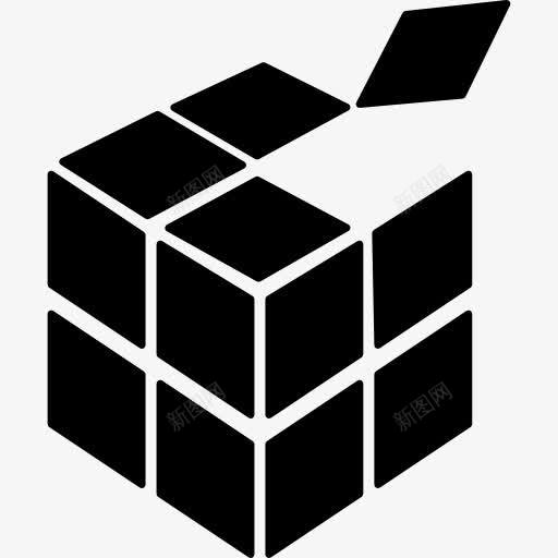 立方体图形的平方图标png_新图网 https://ixintu.com 图形 平方 广场 形状 数据分析 界面 立方体