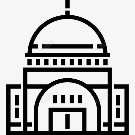 会堂图标png_新图网 https://ixintu.com 古迹 宗教 建筑 建筑与城市 犹太人 犹太教 犹太教堂