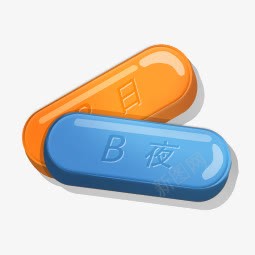 白天晚上药片png免抠素材_新图网 https://ixintu.com 晚上 白天 药片