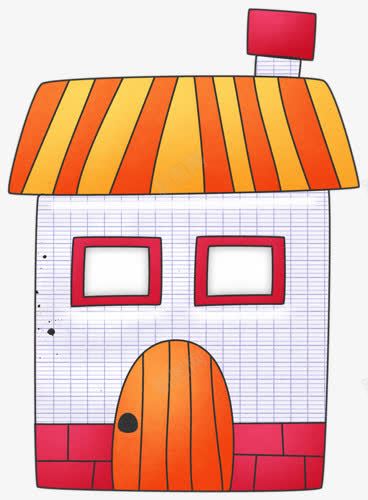 房子png免抠素材_新图网 https://ixintu.com 卡通建筑 小木屋 屋子 房子 手绘