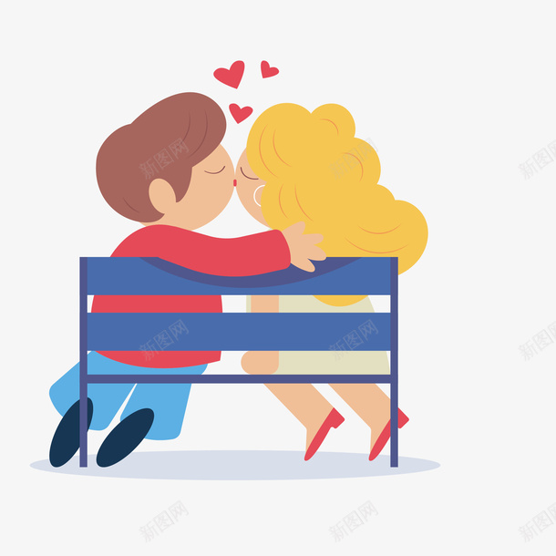 人物男女接吻约会矢量图eps免抠素材_新图网 https://ixintu.com 人物 动作 卡通 图案 女子 小清新 情人 接吻 接吻图 男子 矢量图 简约 装饰