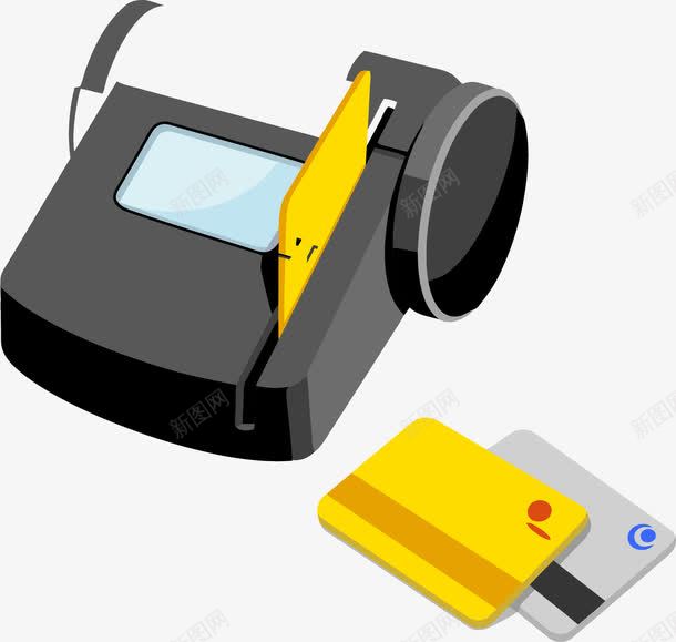 pos机png免抠素材_新图网 https://ixintu.com pos机 刷卡 套现 扫码 消费 素材