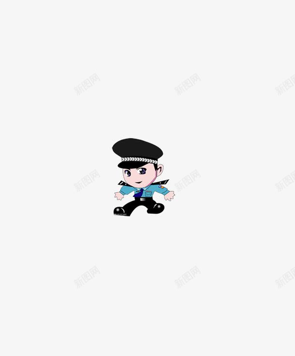 警察卡通png免抠素材_新图网 https://ixintu.com 人物 公安 卡通 卡通警察 民警 警察