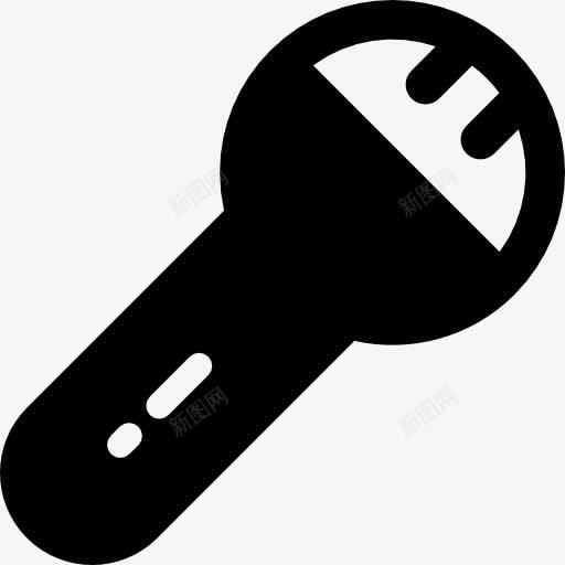 倾斜的MIC图标png_新图网 https://ixintu.com 唱卡拉OK 录音机 技术 收音机 麦克风