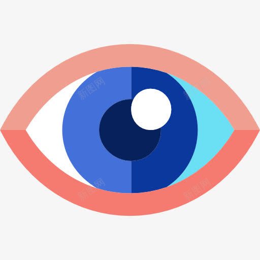 眼图标png_新图网 https://ixintu.com 人 光学 医疗 眼 眼科 视觉