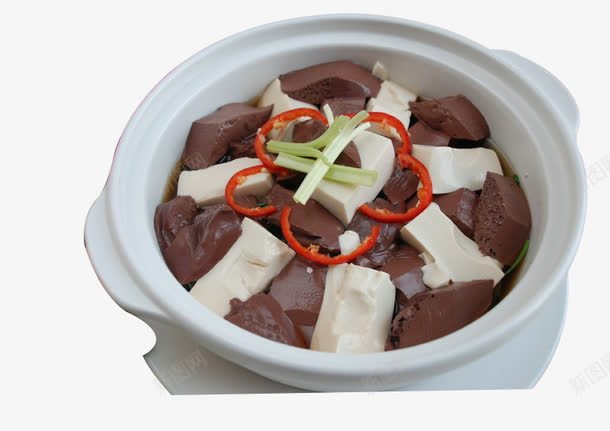 清肺猪血豆腐煲png免抠素材_新图网 https://ixintu.com 产品实物 美食 菜肴 豆腐煲