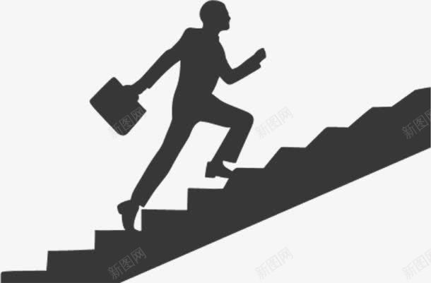 成功之路png免抠素材_新图网 https://ixintu.com 商务 商务素材 图表 边框 黑色
