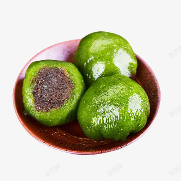美味豆沙肉松青团png免抠素材_新图网 https://ixintu.com 上海特产 产品实物 清明果 糯米团 美味豆沙肉松青团 艾米果 青团子