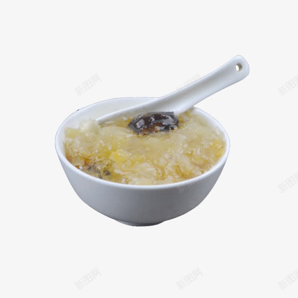 一碗银耳png免抠素材_新图网 https://ixintu.com 白木耳 碗 营养 银耳 雪耳 食物