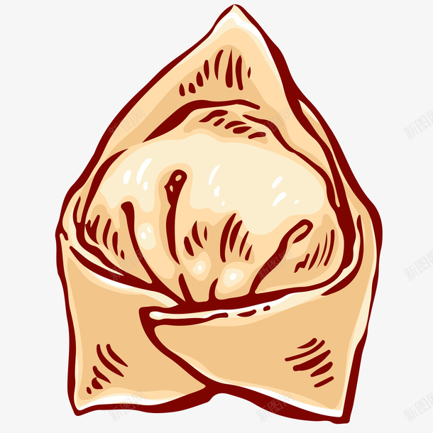 手绘饺子矢量图ai免抠素材_新图网 https://ixintu.com 手绘饺子免抠PNG 立冬 美食 面点 面食 餐饮 矢量图