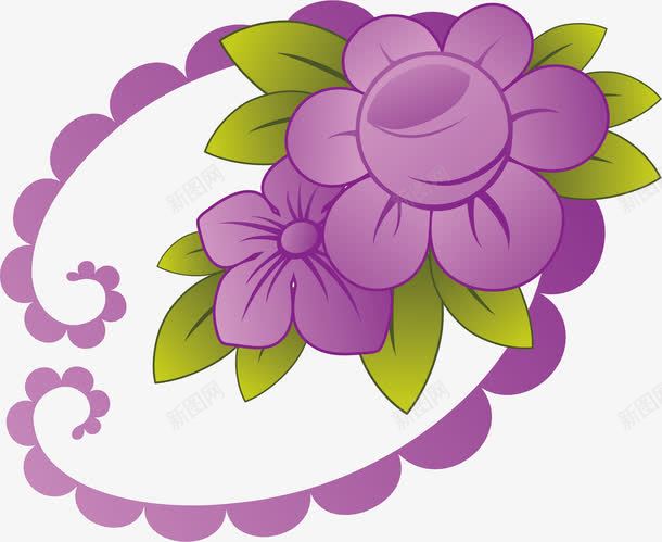 紫罗兰风格唯美花纹图案png免抠素材_新图网 https://ixintu.com 唯美 紫罗兰卡通 紫罗兰风格 紫罗兰风格唯美花纹图案 花纹图案