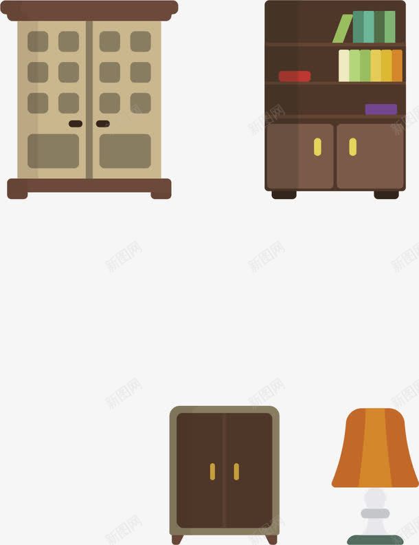欧式柜子png免抠素材_新图网 https://ixintu.com 家居 家居风格 柜子 欧式家居 简欧家居 简约欧式