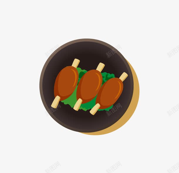 鸡腿饭砂锅psd免抠素材_新图网 https://ixintu.com 鸡腿饭砂锅肉