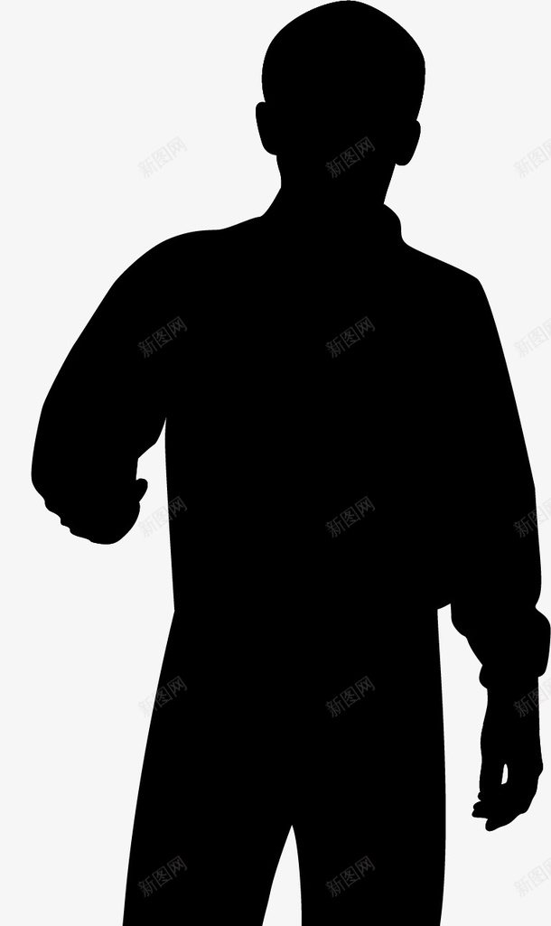 男人站姿矢量图eps免抠素材_新图网 https://ixintu.com 人物剪影 人物站姿剪影 男人站姿 矢量图