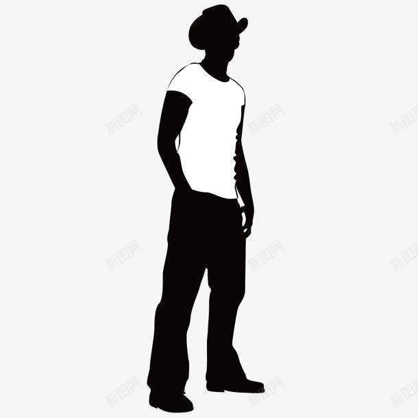 嘻哈青年png免抠素材_新图网 https://ixintu.com 人物 卡通 嘻哈青年 摇滚青年 风云人物