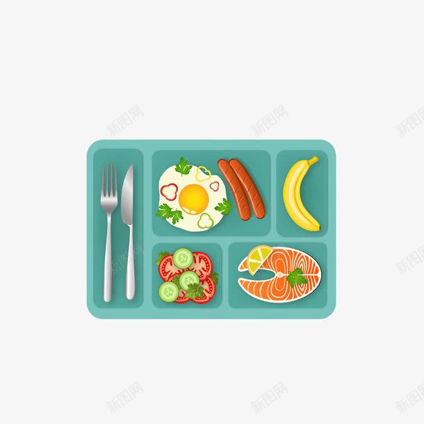 西式快餐png免抠素材_新图网 https://ixintu.com 火腿 煎蛋 食物
