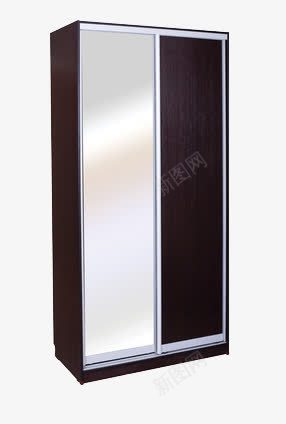 推门衣柜png免抠素材_新图网 https://ixintu.com 家具 玻璃 镜子