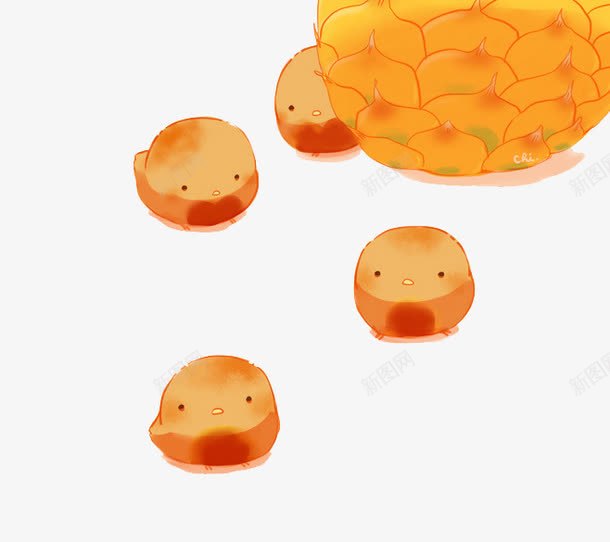 卡通小鸡小鸡小食鸡可爱png免抠素材_新图网 https://ixintu.com 卡通小鸡 可爱 小食鸡 小鸡