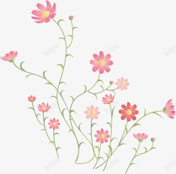 花边矢量图ai免抠素材_新图网 https://ixintu.com VI 卡通 底纹 手绘 花朵 矢量图