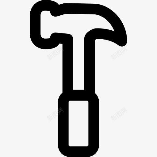 锤图标png_新图网 https://ixintu.com 修复 修理 工具 工具和用具 锤子