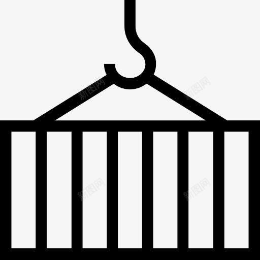 鹤图标png_新图网 https://ixintu.com 升降机 工具和器具 施工 起重机 钩