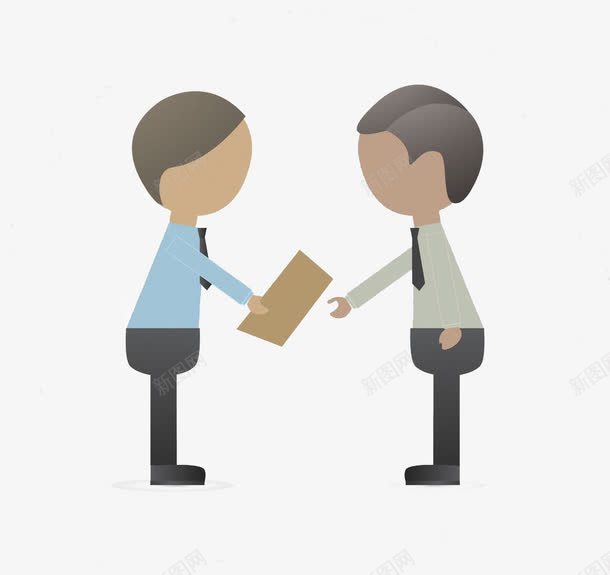 商务交谈png免抠素材_新图网 https://ixintu.com ppt元素 卡通 商务 手绘