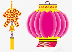 鞭炮灯笼png免抠素材_新图网 https://ixintu.com 年画 广告设计模板 灯笼 鞭炮