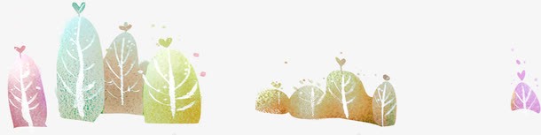 绘画树林儿童海报png免抠素材_新图网 https://ixintu.com 儿童 树林 海报 绘画