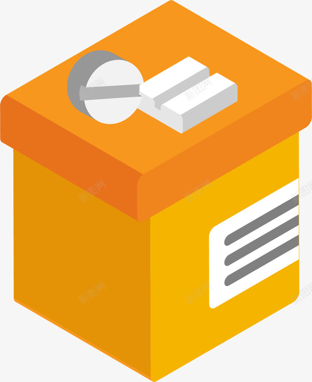 卡通药箱图标png_新图网 https://ixintu.com PNG图 PNG图下载 UI图标 创意卡通 医疗包 卡通 卡通插图 小图标 插图 药箱