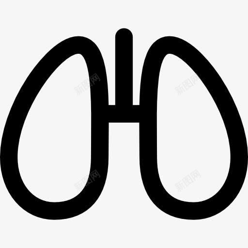 肺图标png_新图网 https://ixintu.com 健康保健 健康诊所 医疗 呼吸 身体的一部分