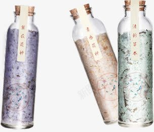 扁平风格合成瓶子海报效果png免抠素材_新图网 https://ixintu.com 合成 扁平 效果 海报 瓶子 风格