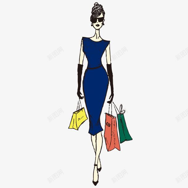 时尚购物美女免费png免抠素材_新图网 https://ixintu.com nbsp 免费 女郎 手绘 时尚 时尚购物 美女 美女矢量 美女购物 购物 购物美女