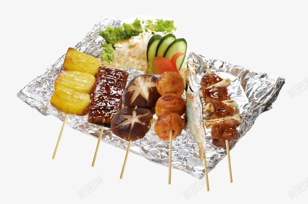 产品实物烤物拼盘png免抠素材_新图网 https://ixintu.com 主食 产品实物烤物拼盘 美食 菜品 酒店名菜 食品