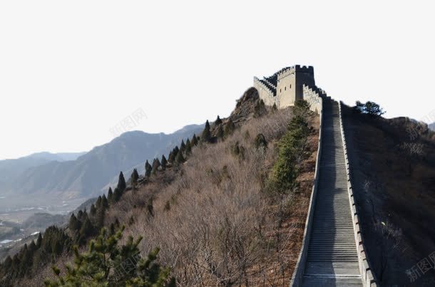 天津黄崖关长城风景png免抠素材_新图网 https://ixintu.com 天津 旅游 美景 长城 风景