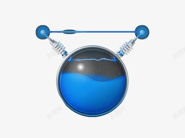 蓝色传感器png免抠素材_新图网 https://ixintu.com 传感器 便捷 简约