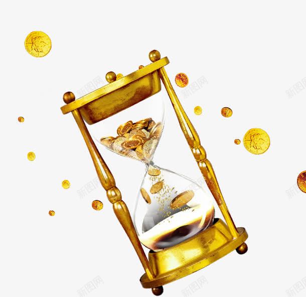 金融金色钱币漏斗png免抠素材_新图网 https://ixintu.com 漏斗 金色 金融 钱币