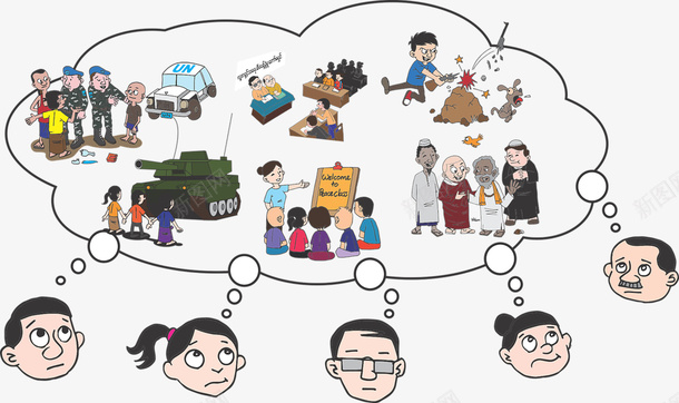 不同人有不同的思维矢量图ai免抠素材_新图网 https://ixintu.com 不同人的思想 思想 思维 思维PNG 矢量思想 矢量思维PNG 矢量图