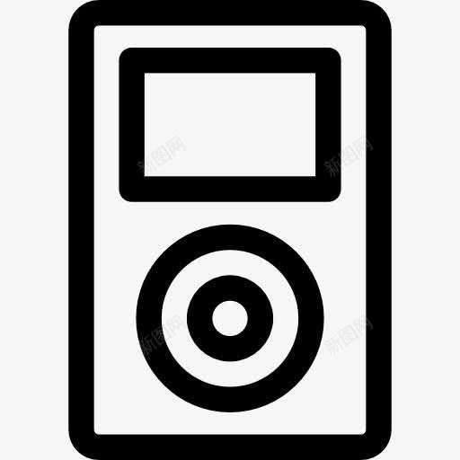 iPod图标png_新图网 https://ixintu.com MP3 便携式音乐播放器 技术 苹果 音乐