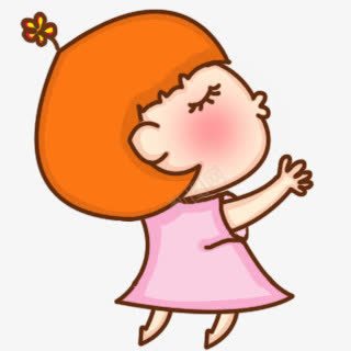 头长小花小女孩png免抠素材_新图网 https://ixintu.com 女孩